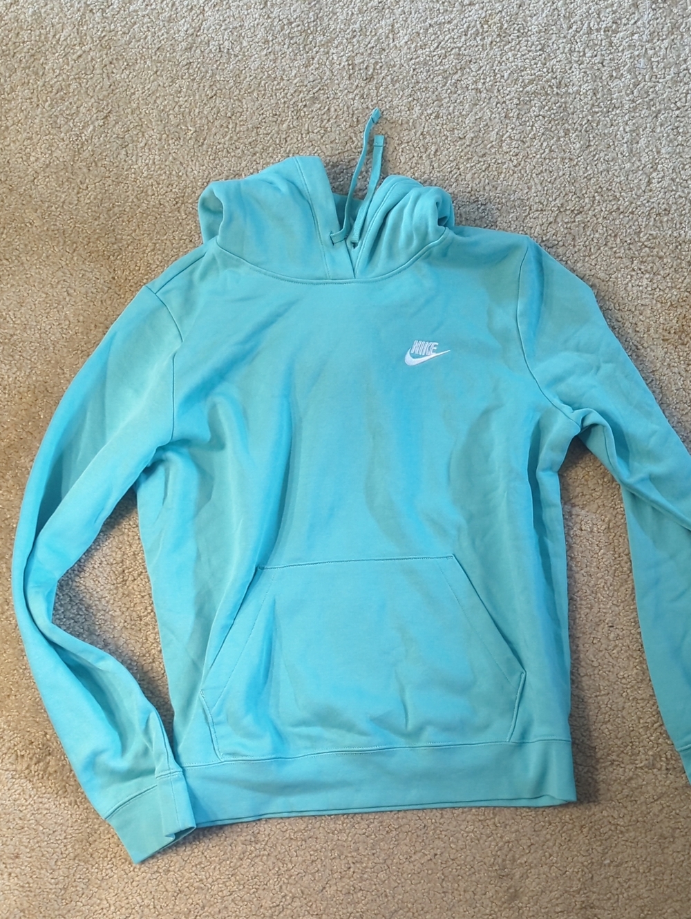 Nike Aqua Blue Pullover Hoodie